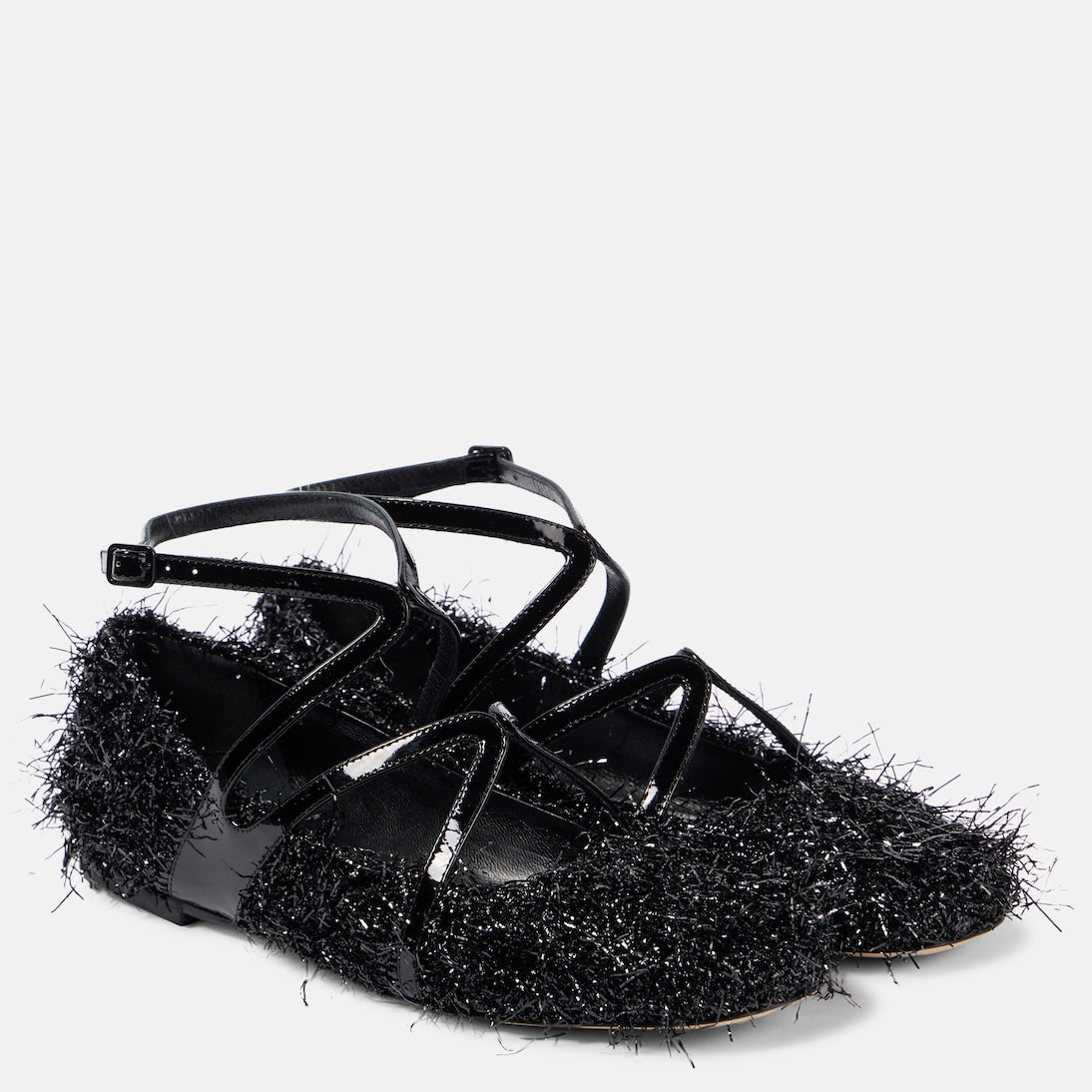 Jimmy Choo - Astoria tinsel ballet flats