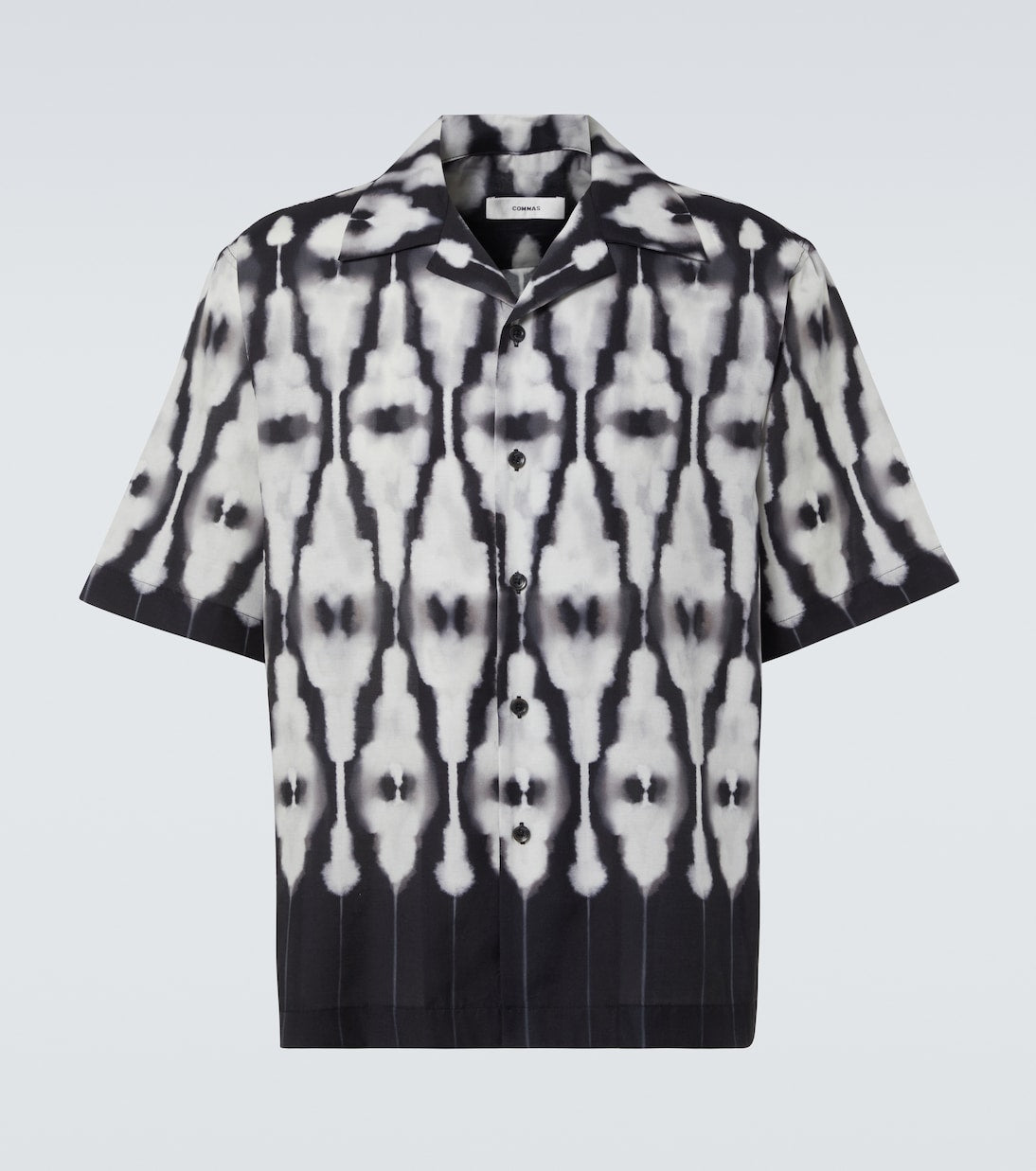 Commas - Ritual printed cotton and silk shirt