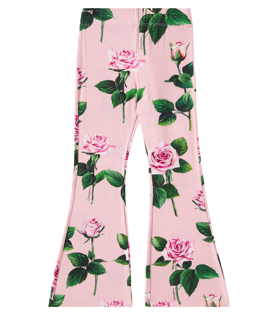Dolce&Gabbana Kids - Floral flared sweatpants