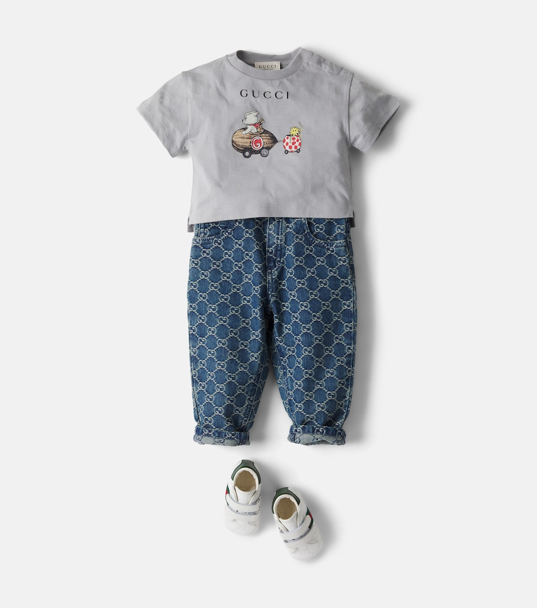 Gucci Kids - Baby GG jacquard jeans