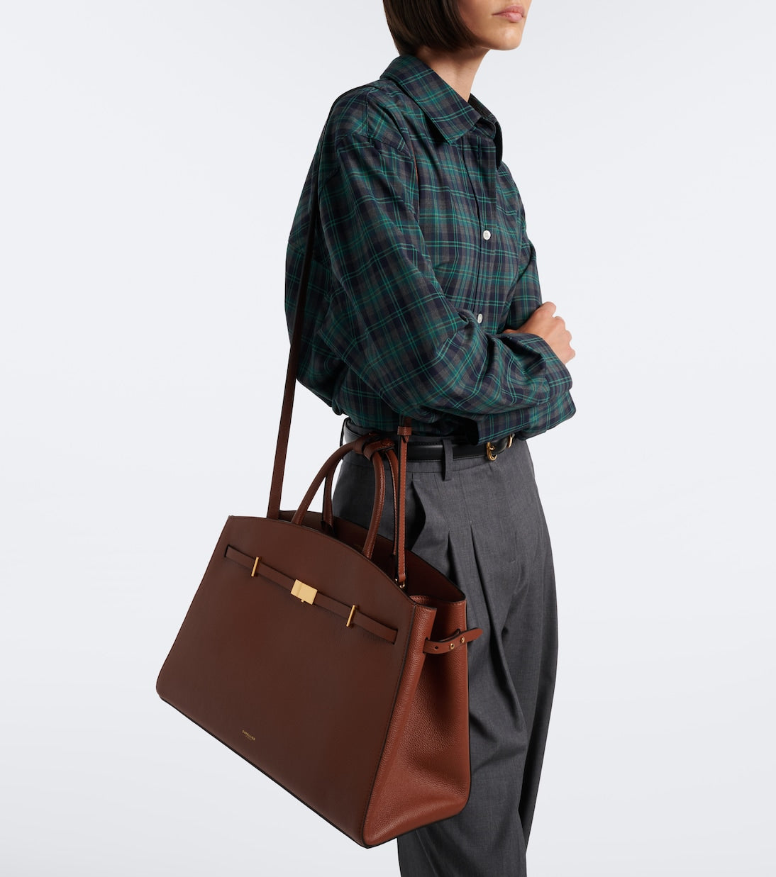 DeMellier - Hudson Small leather top-handle bag