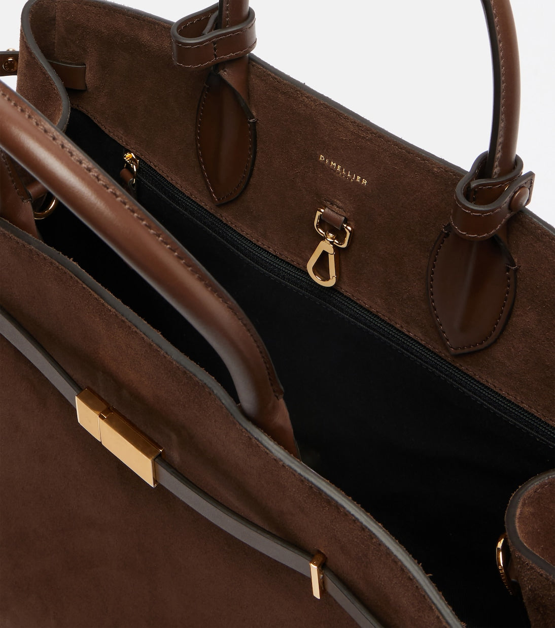 DeMellier - Hudson Small suede top-handle bag