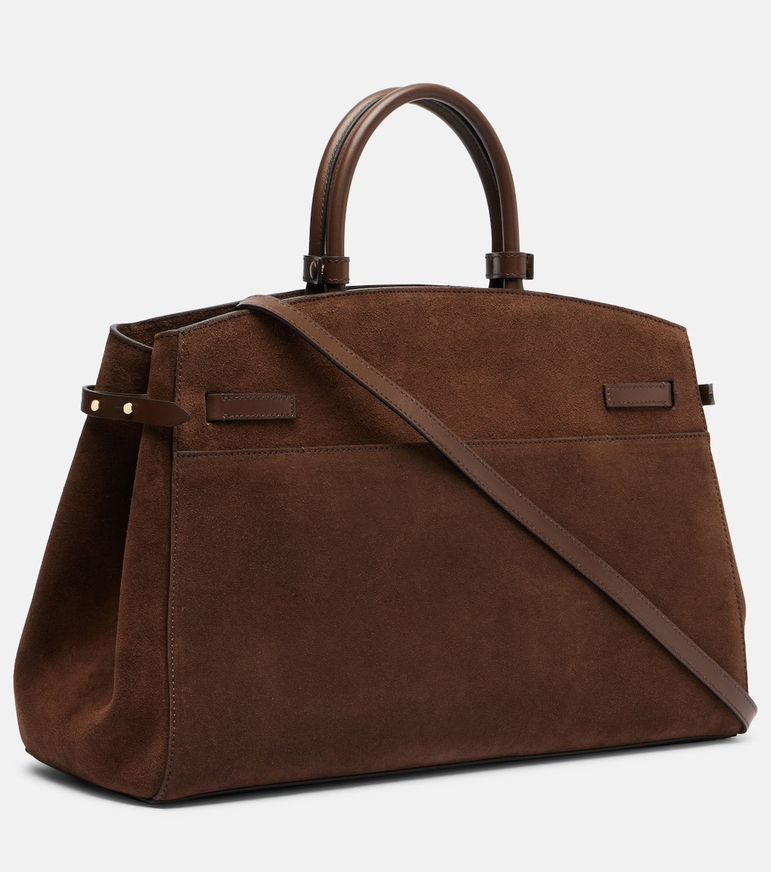DeMellier - Hudson Small suede top-handle bag