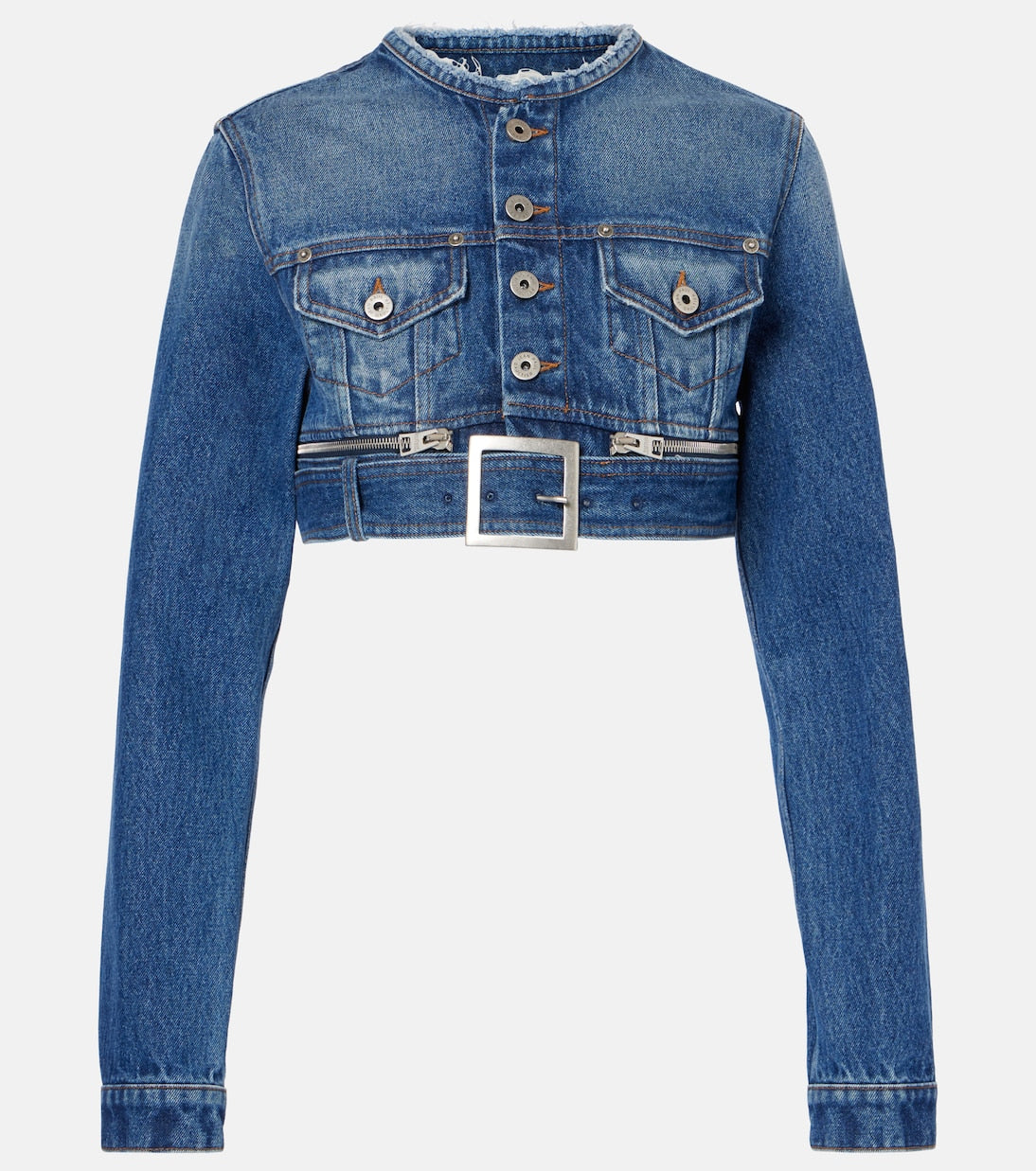 Jean Paul Gaultier - Cropped denim jacket