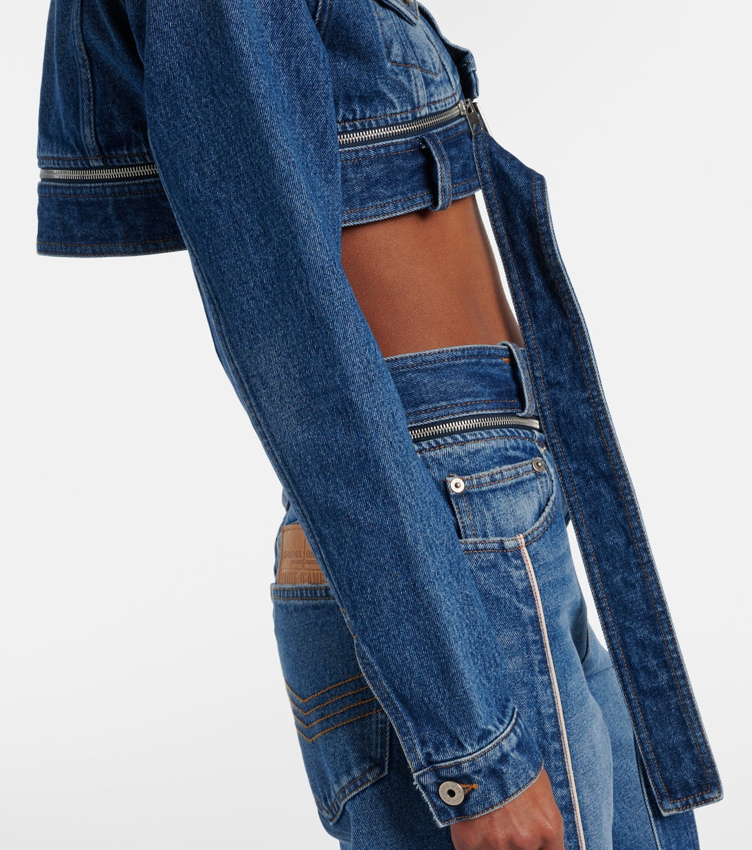 Jean Paul Gaultier - Cropped denim jacket