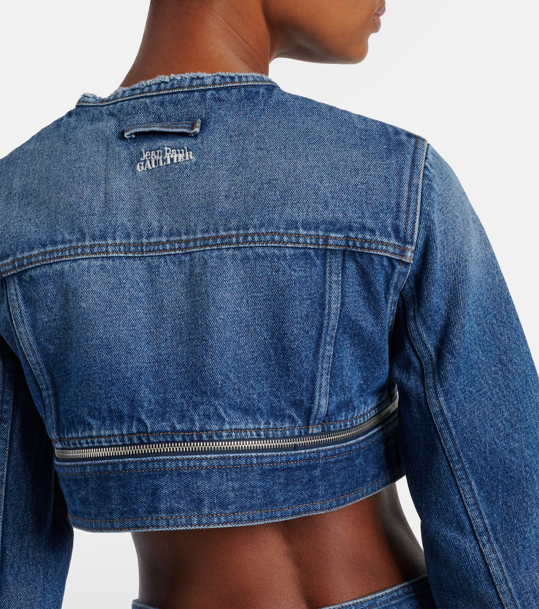 Jean Paul Gaultier - Cropped denim jacket