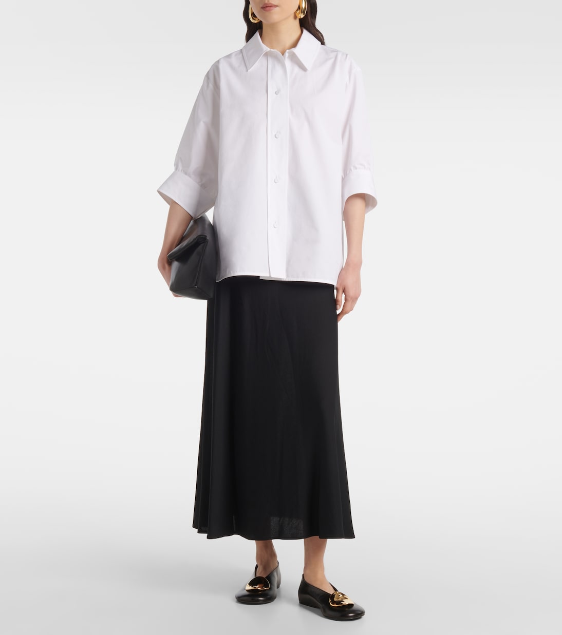 Jil Sander - Pleated midi skirt