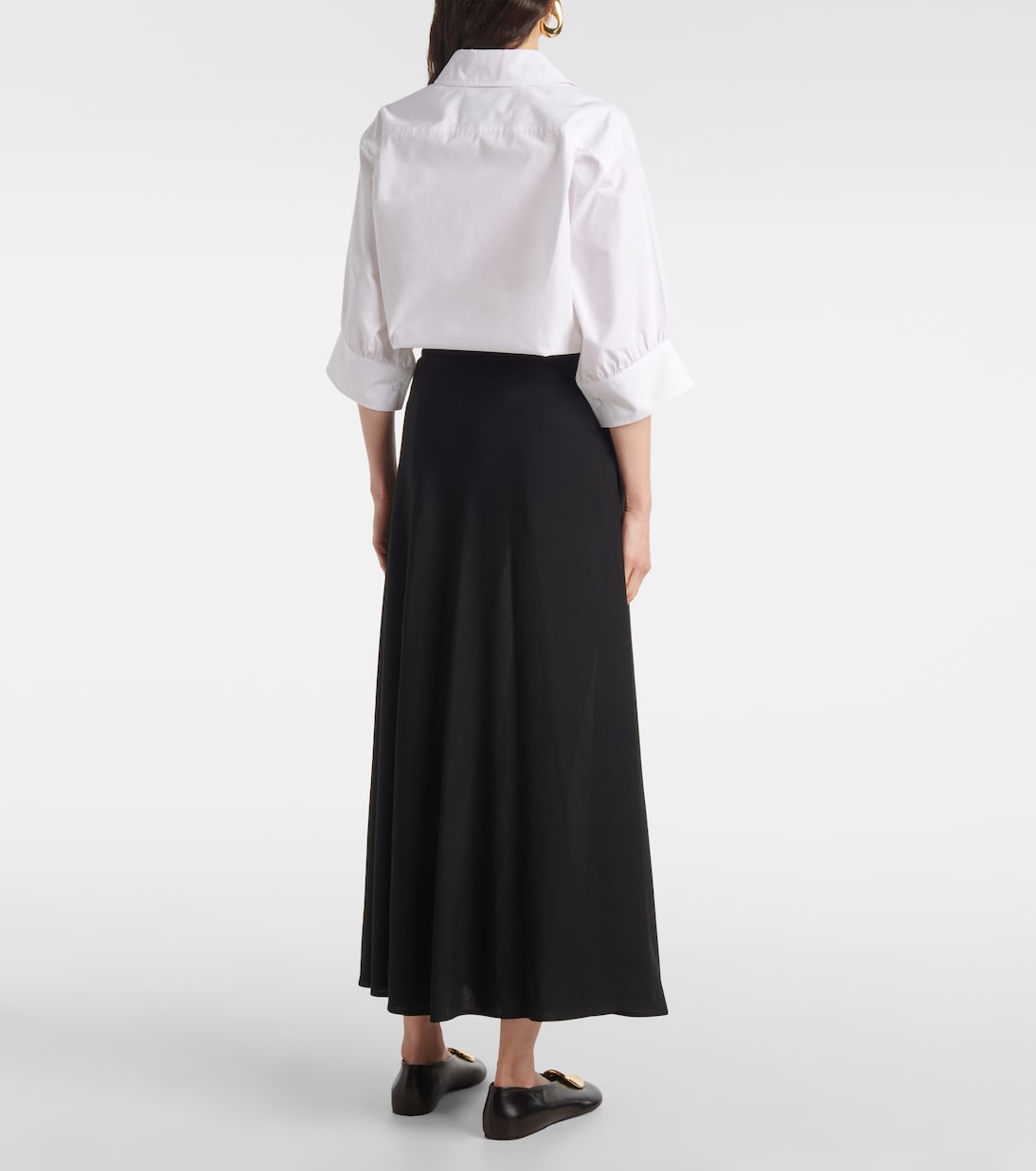 Jil Sander - Pleated midi skirt