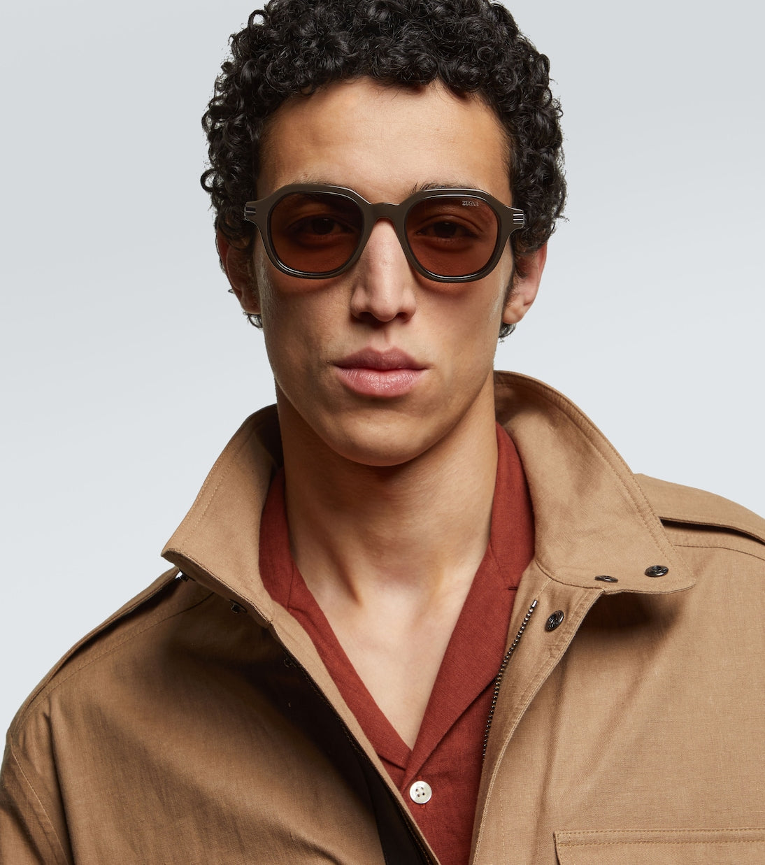 Zegna - Round sunglasses