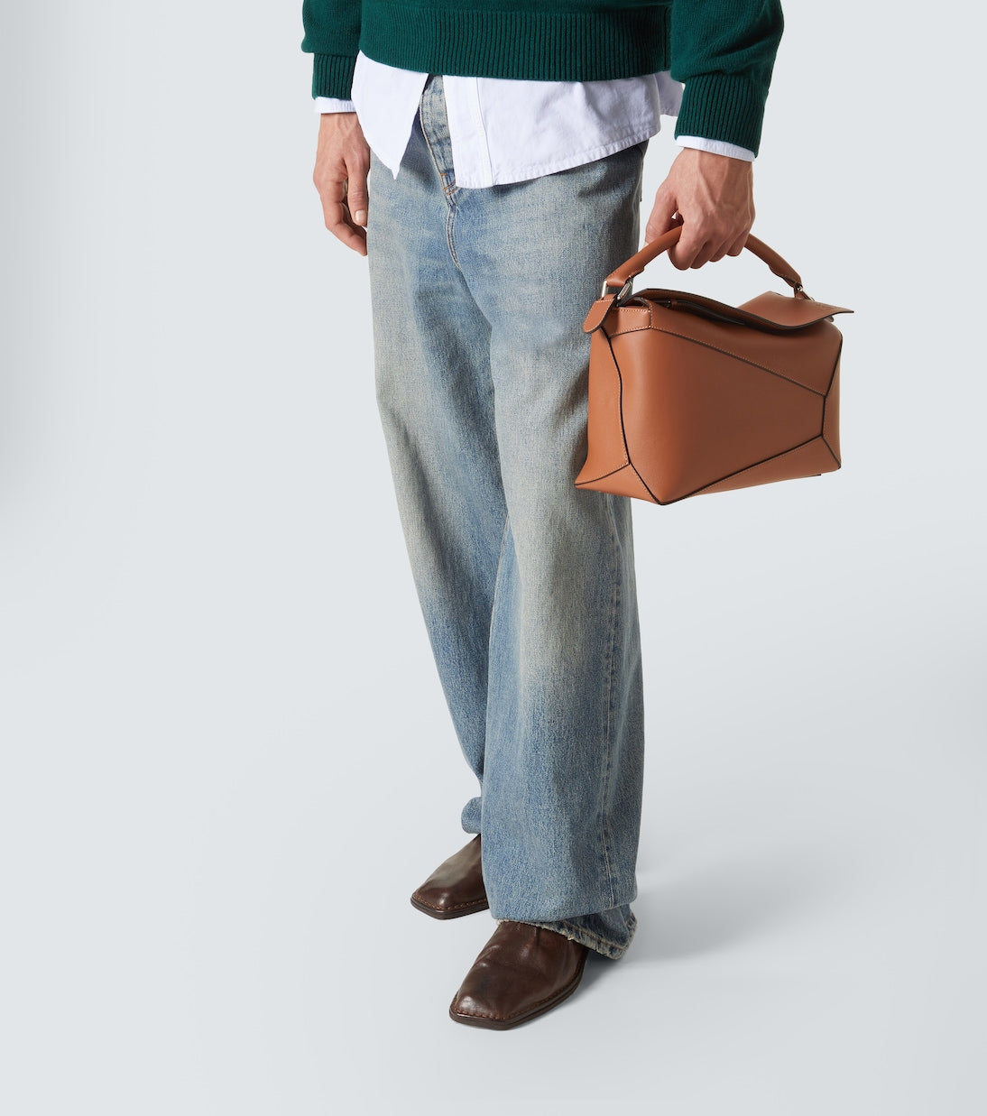 Loewe - Puzzle Small leather shoulder bag
