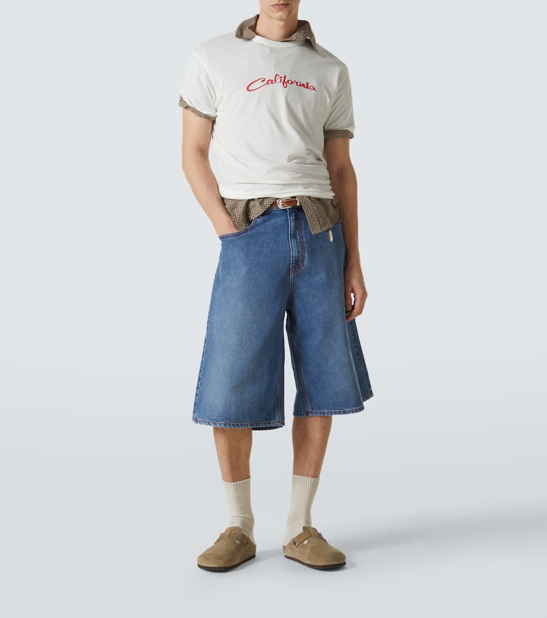 ERL - Checked cotton shirt
