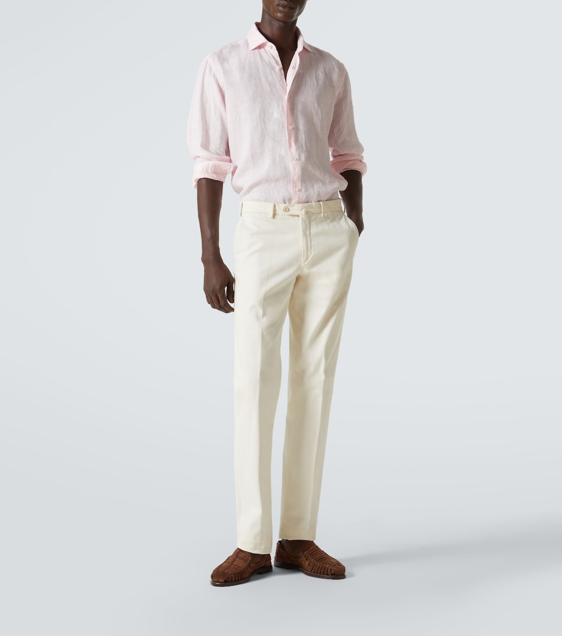 Fedeli - Linen Oxford shirt