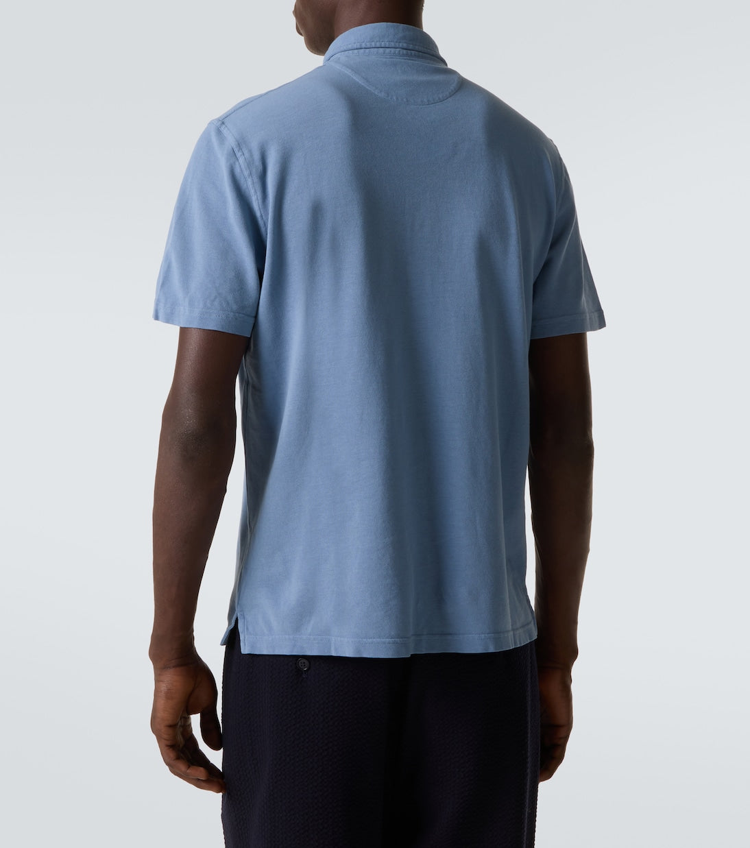 Fedeli - Cotton piqué polo shirt