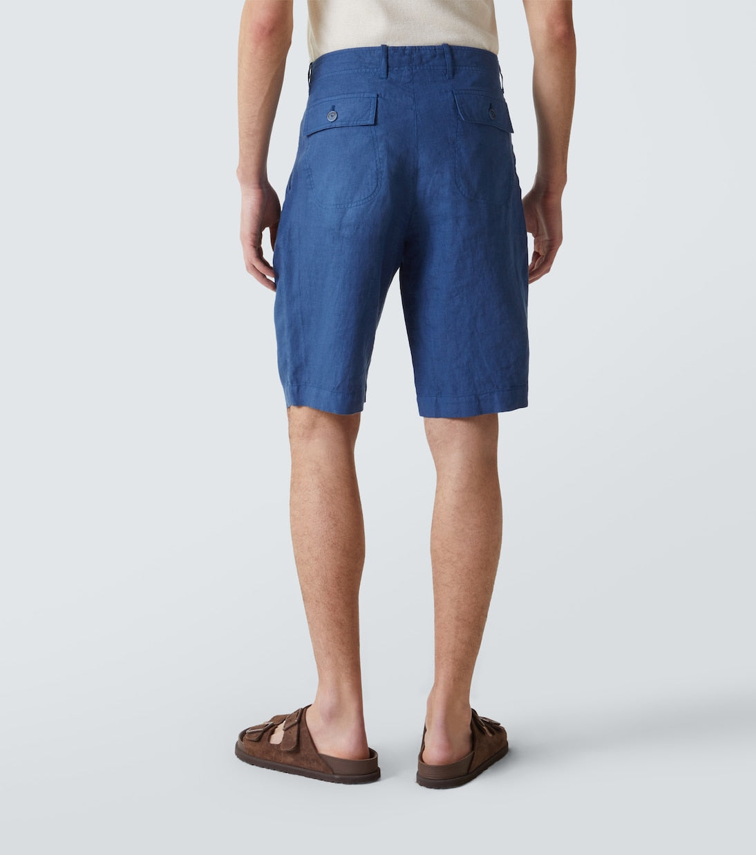 Fedeli - Ajaccio linen Bermuda shorts