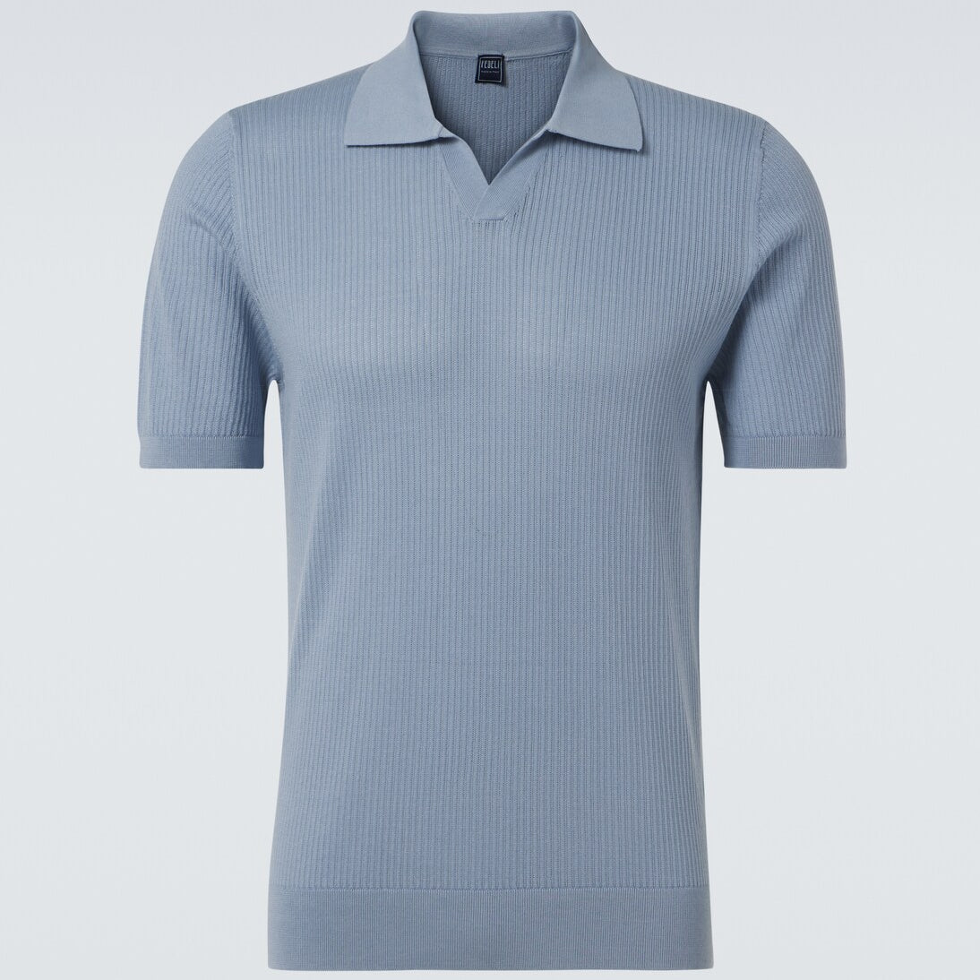 Fedeli - Cotton piqué polo shirt