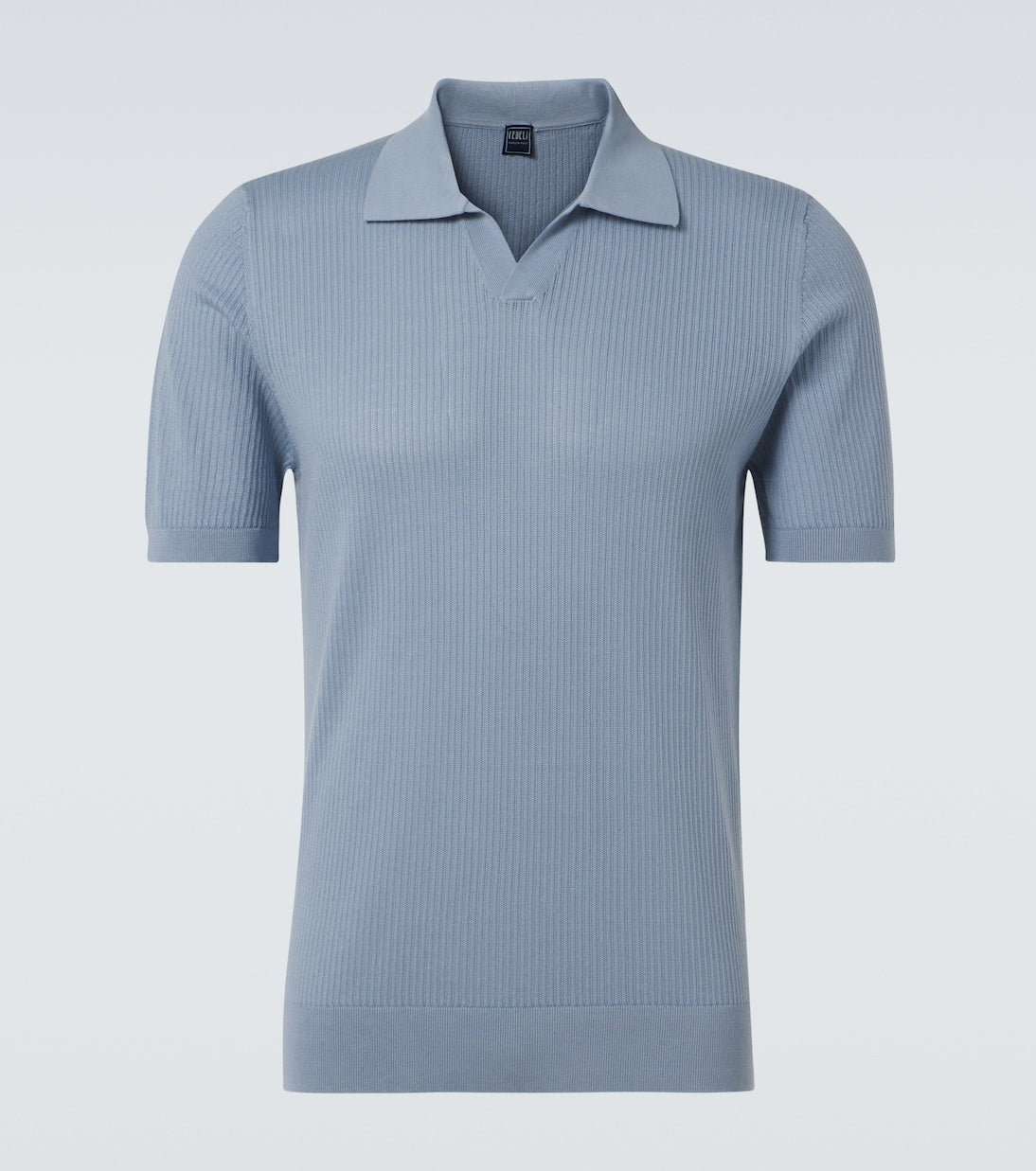 Fedeli - Cotton piqué polo shirt