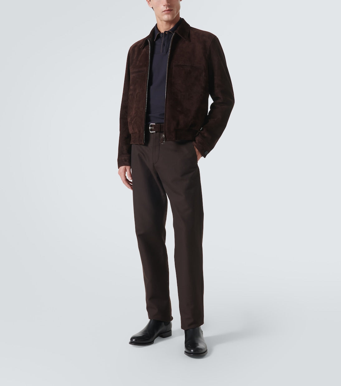 Loro Piana - Brentwood cotton-blend piqué polo shirt