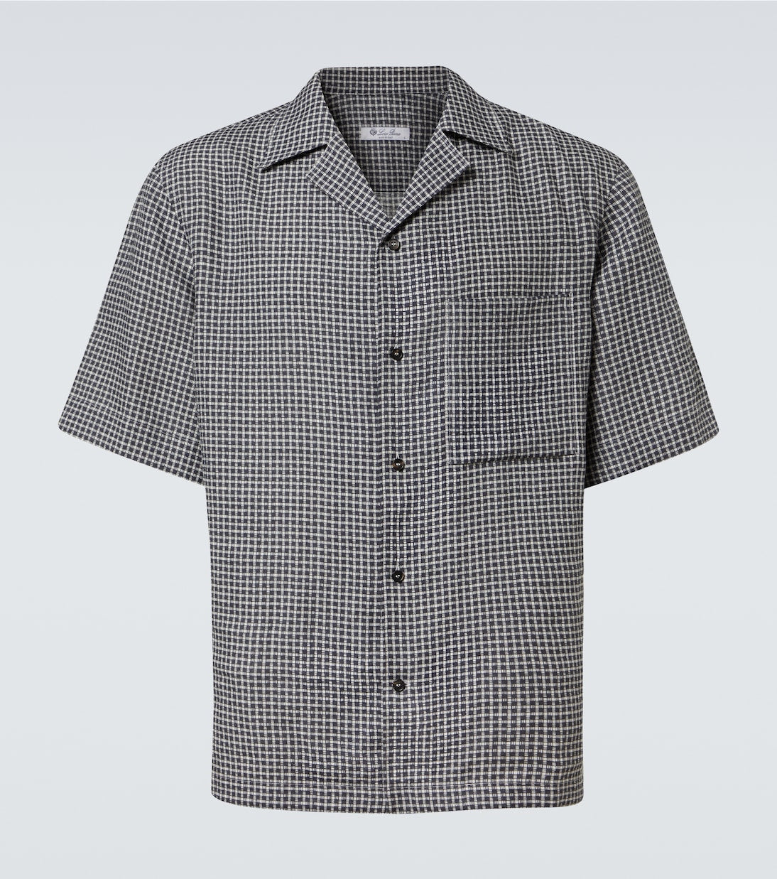 Loro Piana - Checked linen shirt
