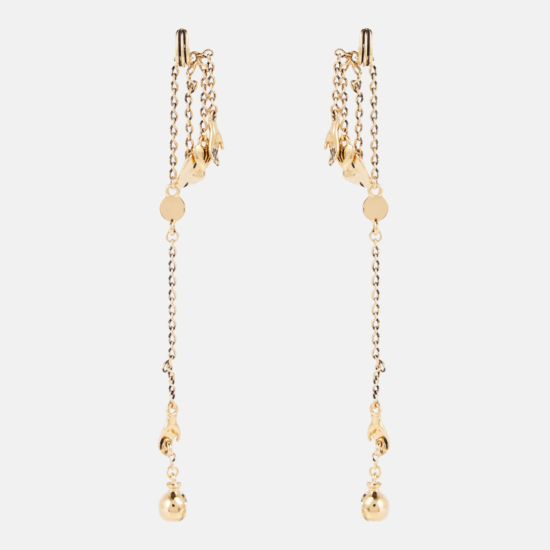 Lemaire - Estampe drop earrings
