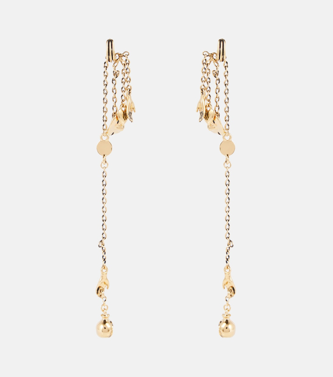 Lemaire - Estampe drop earrings