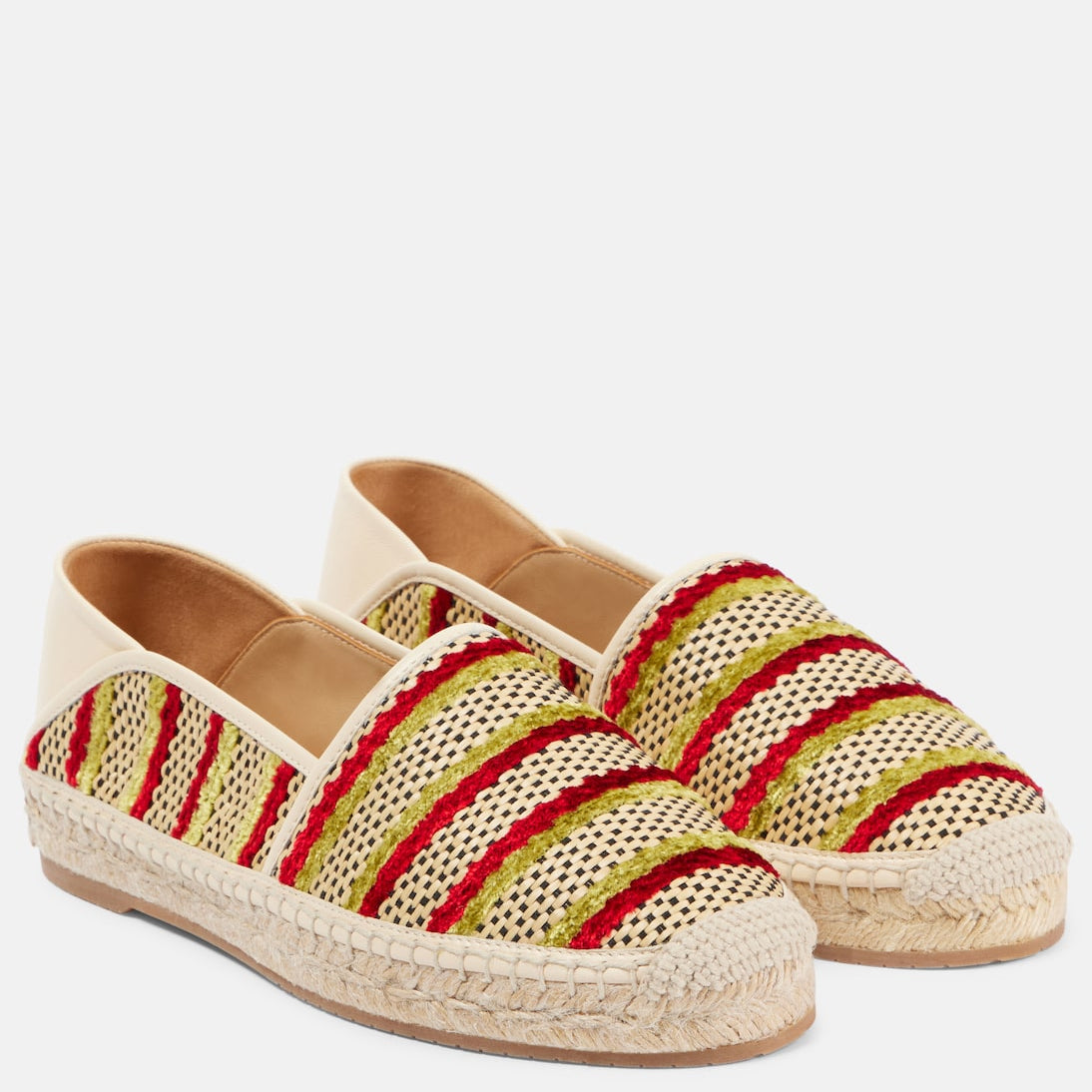 Manolo Blahnik - Espadra raffia espadrilles