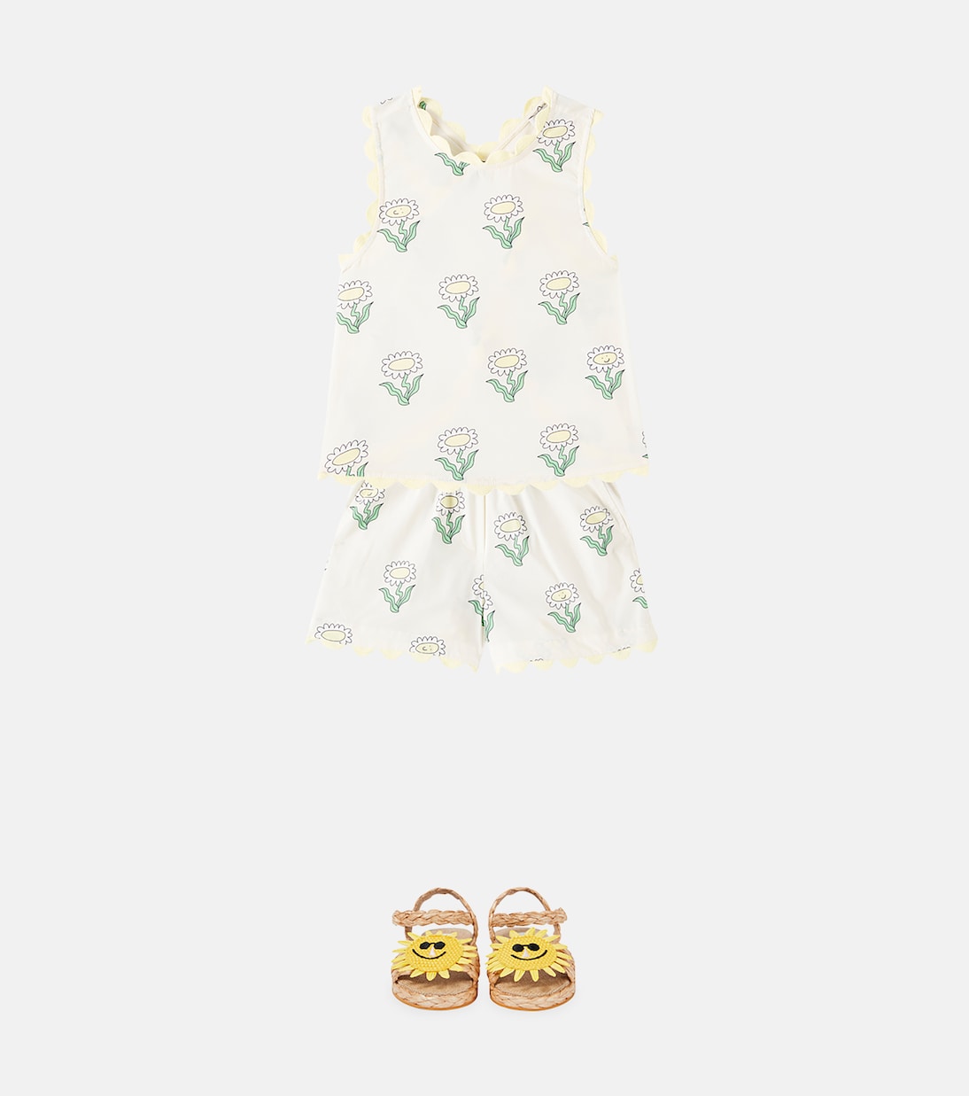 Stella McCartney Kids - Floral cotton top