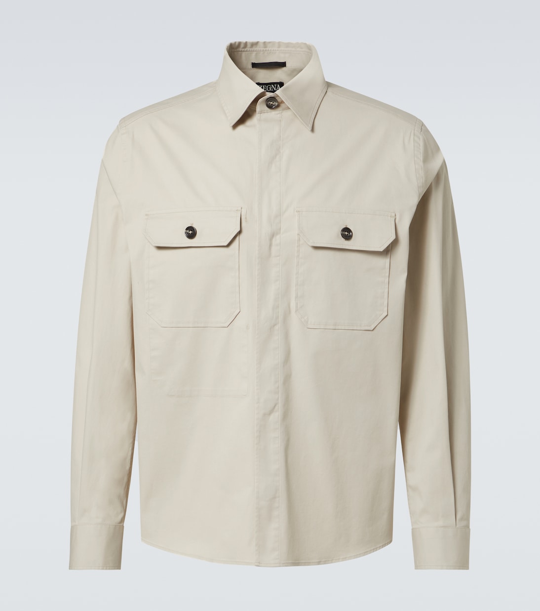 Zegna - Cotton-blend overshirt