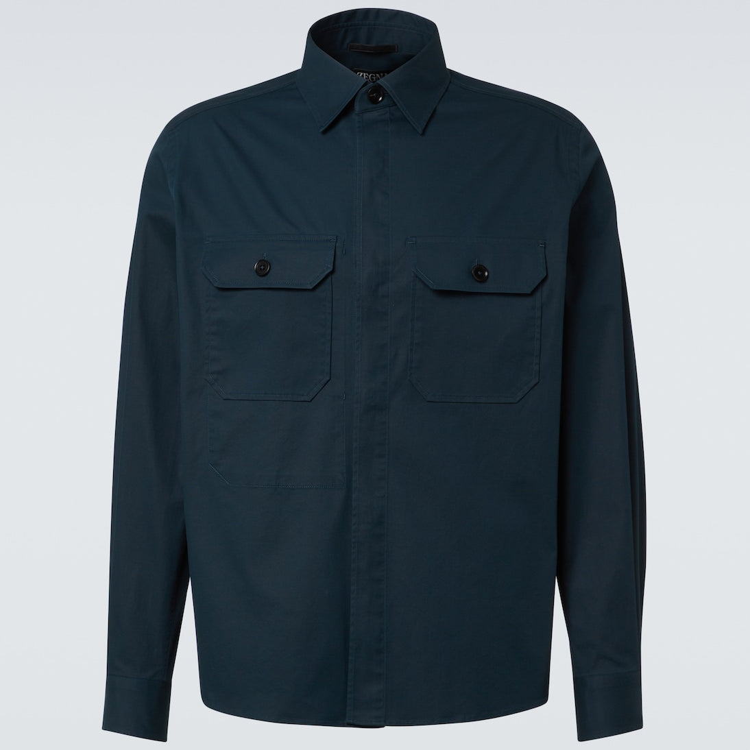 Zegna - Cotton-blend overshirt