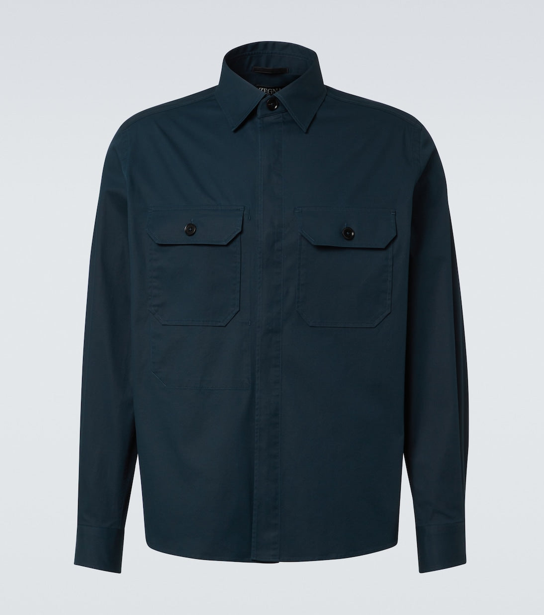 Zegna - Cotton-blend overshirt