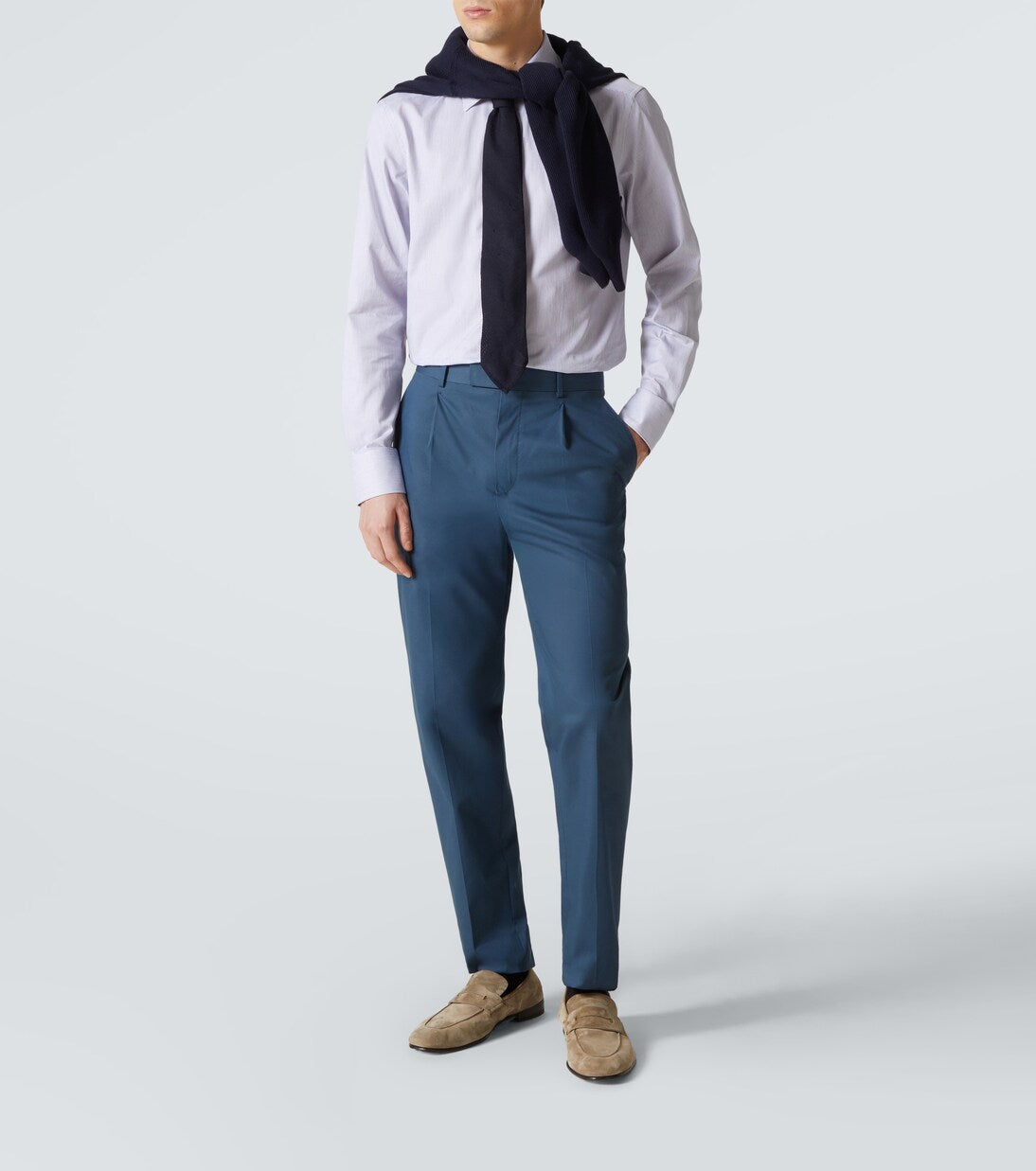 Zegna - Striped cotton shirt