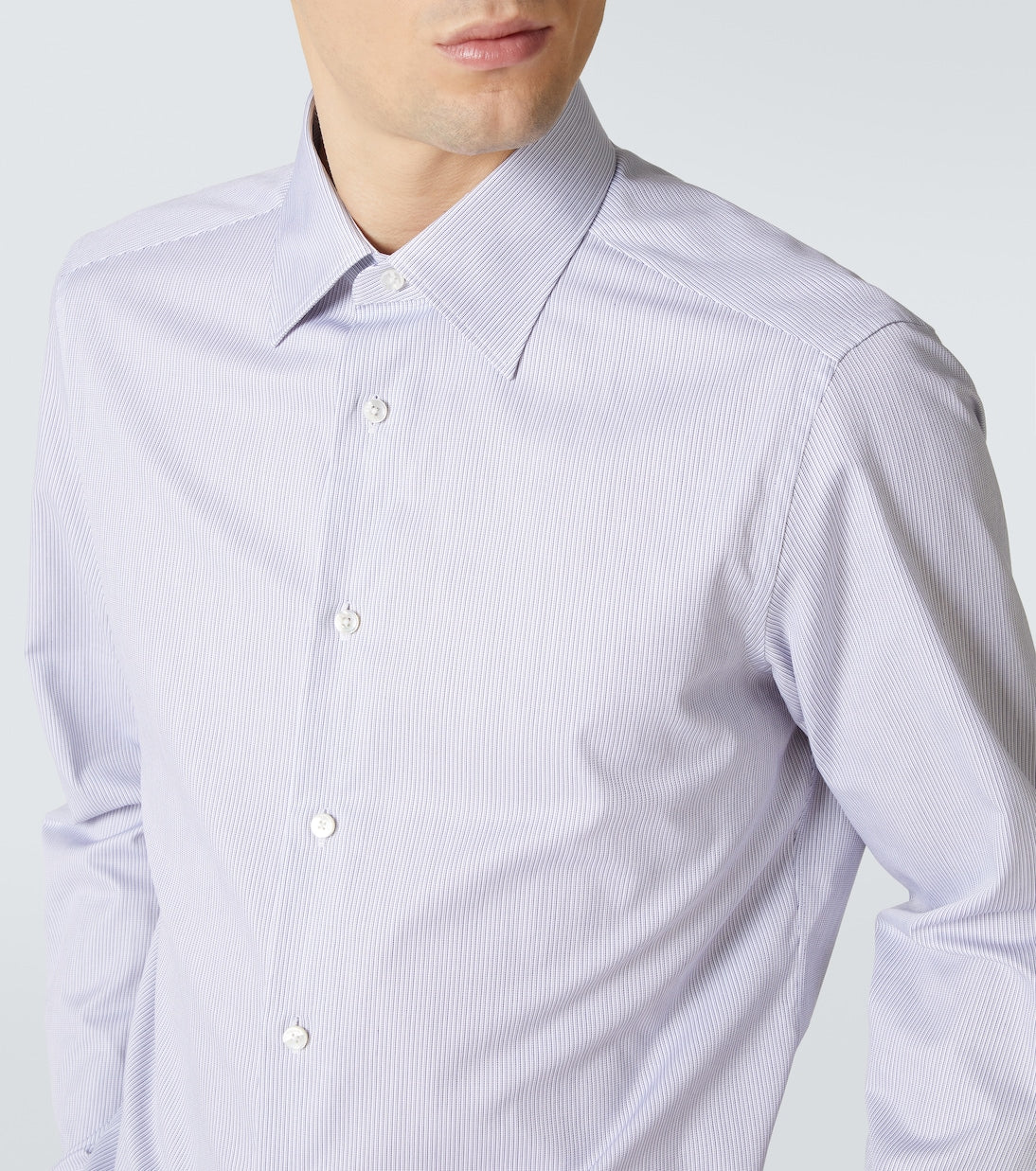 Zegna - Striped cotton shirt