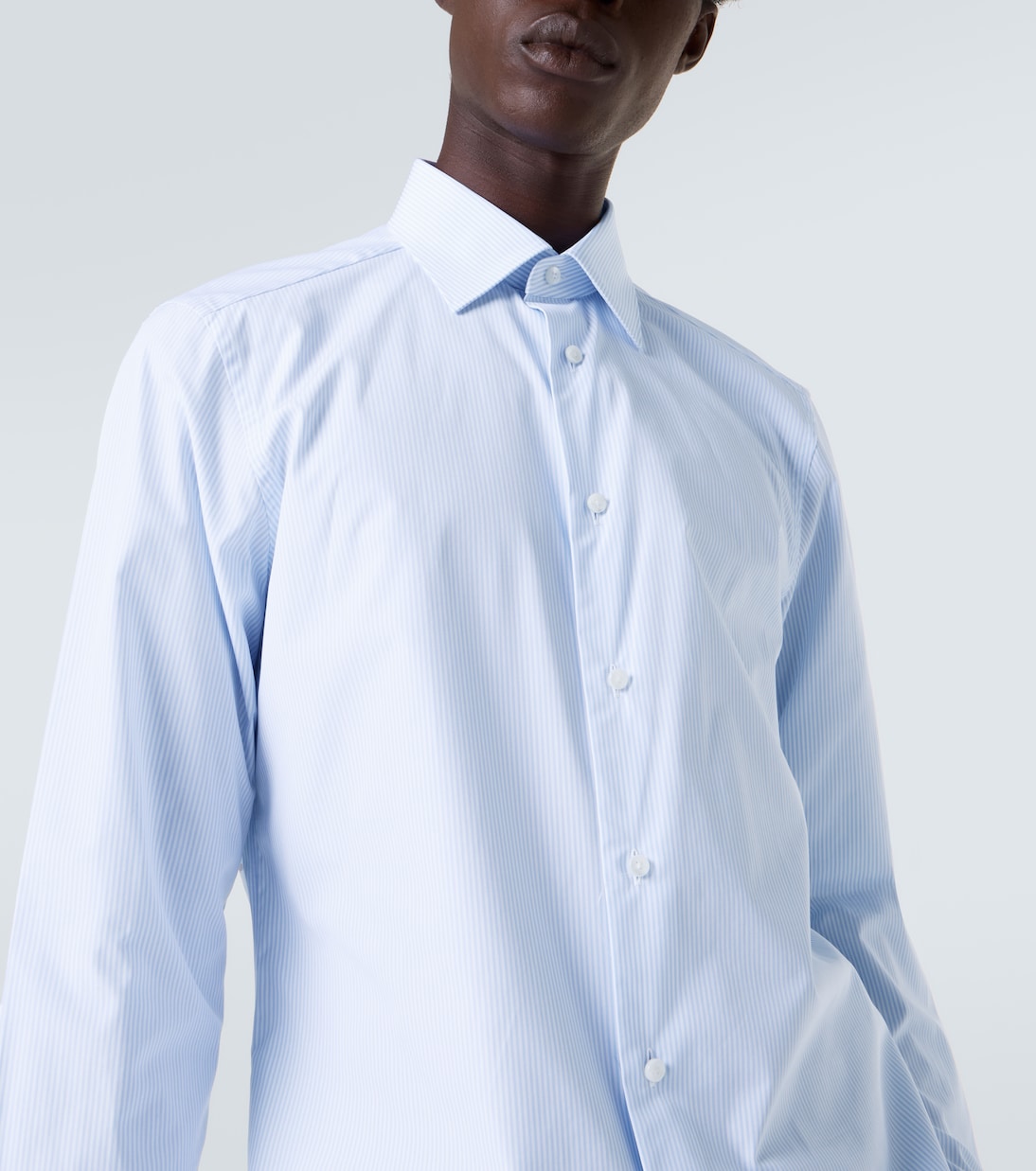 Zegna - Striped cotton shirt