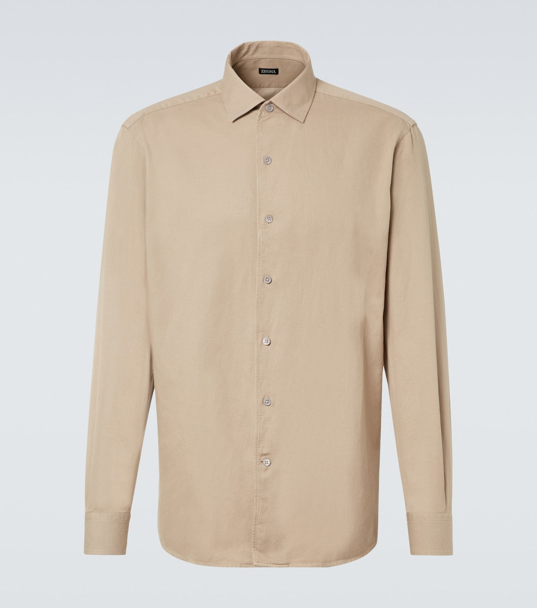 Zegna - Cotton and wool denim shirt