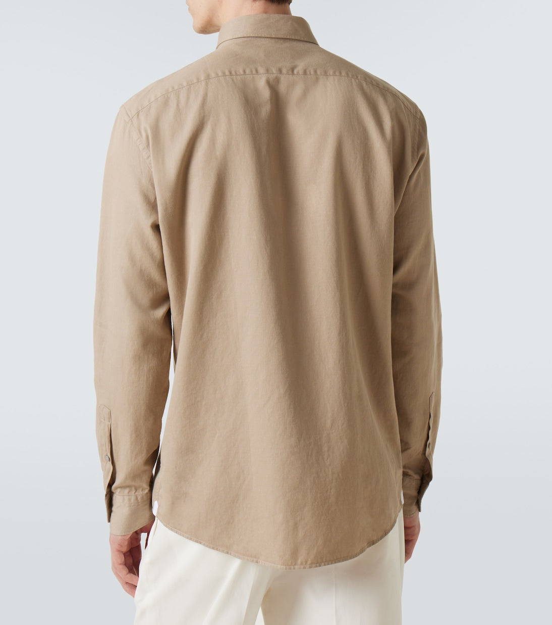 Zegna - Cotton and wool denim shirt