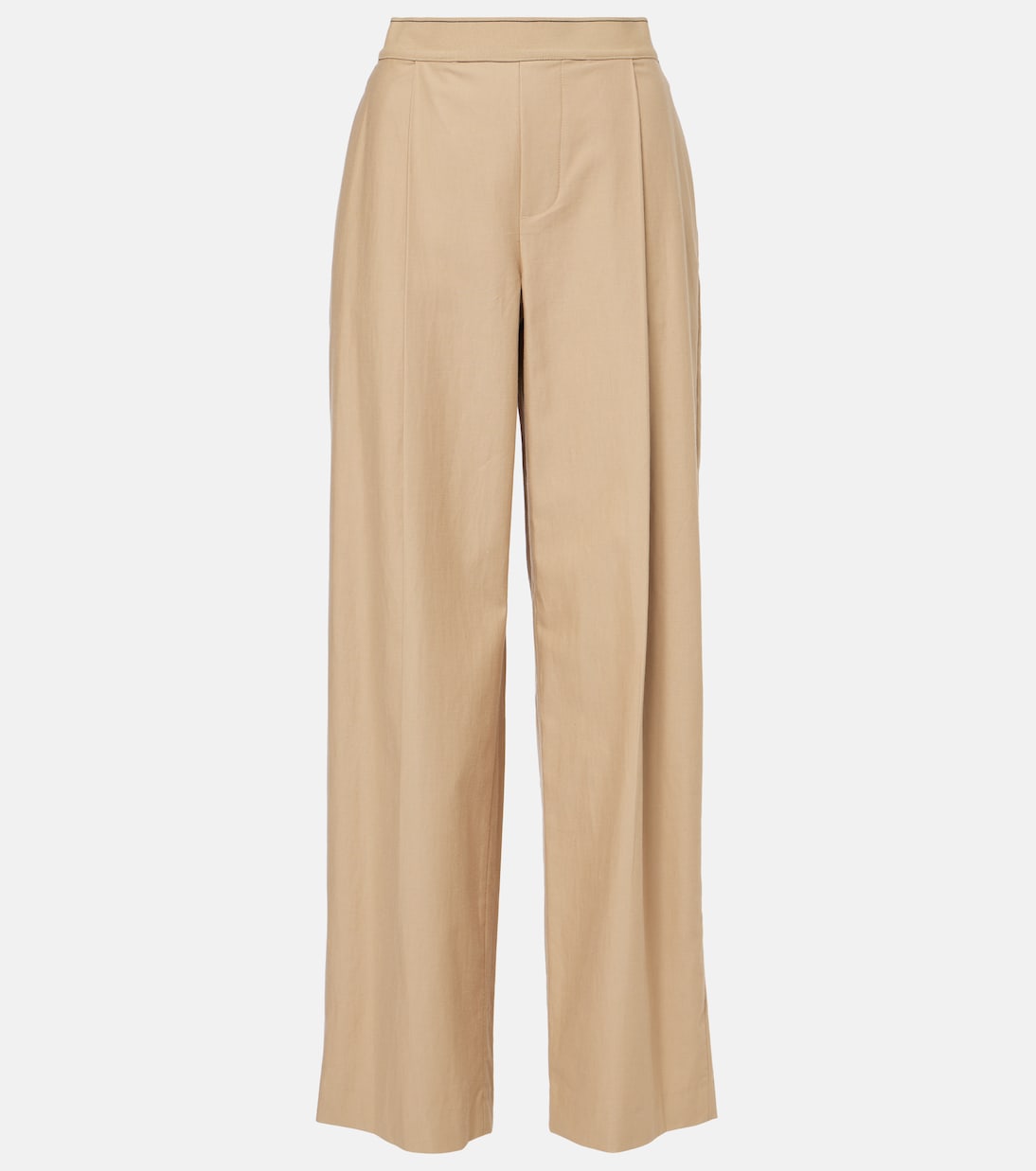Vince - Cotton and wool wide-leg pants