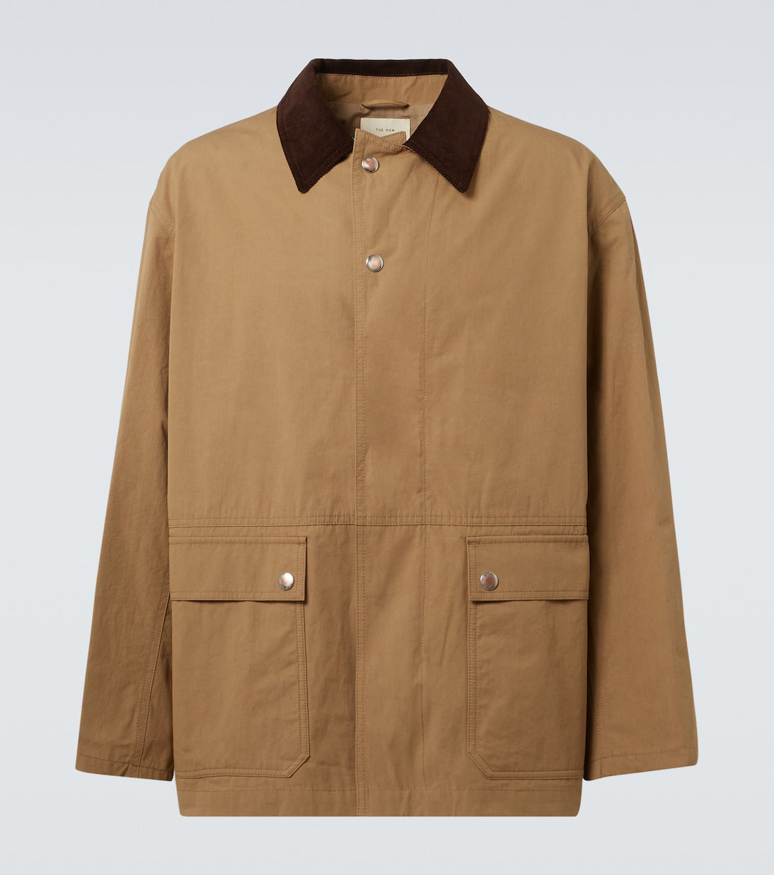 The Row - Frank corduroy-trimmed cotton jacket