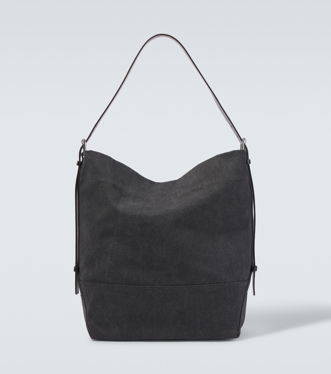 Lemaire - Leather-trimmed canvas tote bag