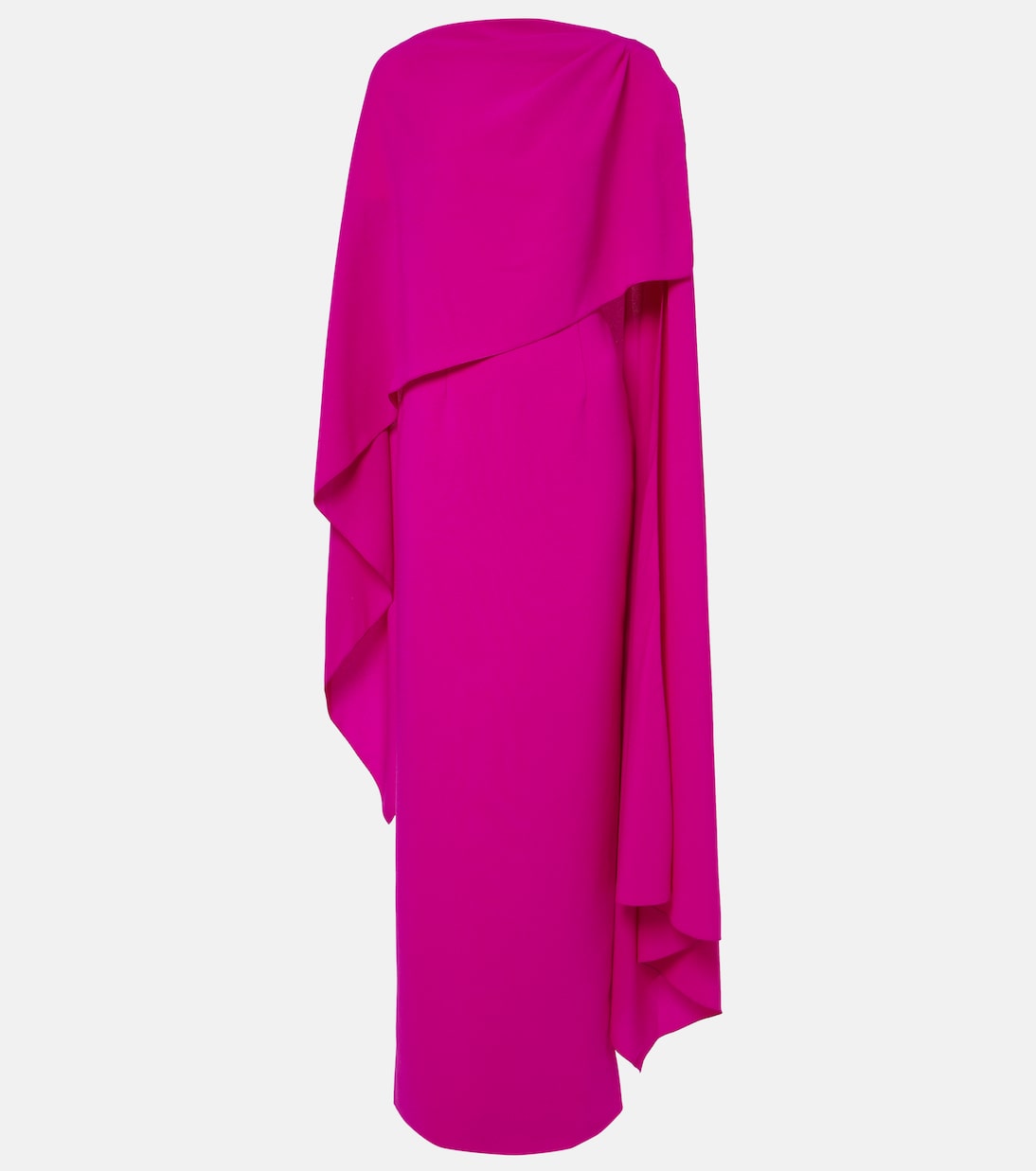 Roksanda - Demetria caped crêpe gown