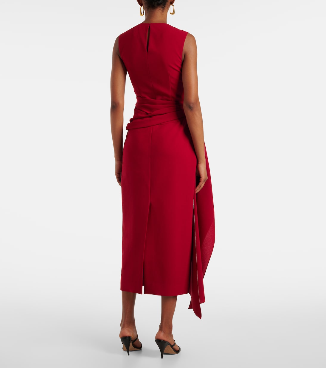Roksanda - Elham draped crêpe midi dress
