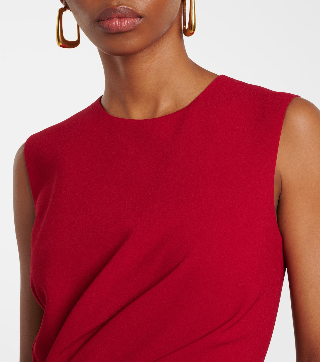 Roksanda - Elham draped crêpe midi dress