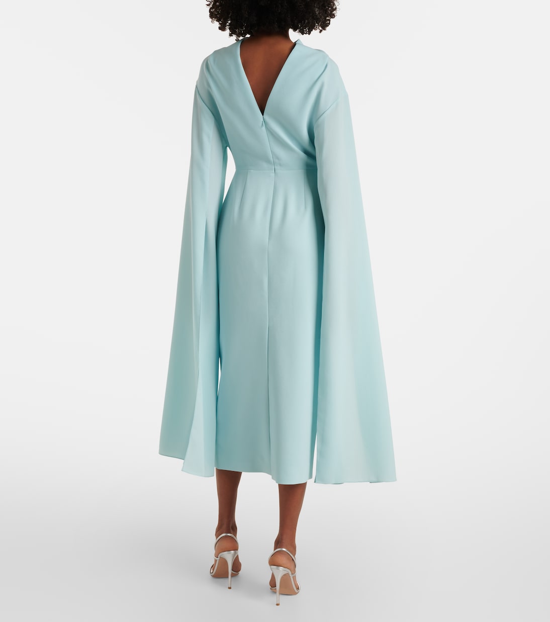 Roksanda - Nour draped crêpe midi dress