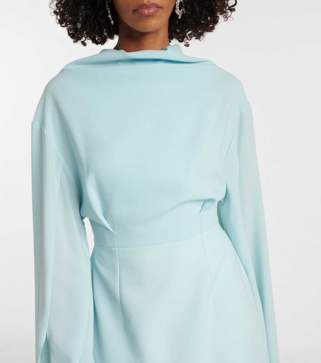 Roksanda - Nour draped crêpe midi dress