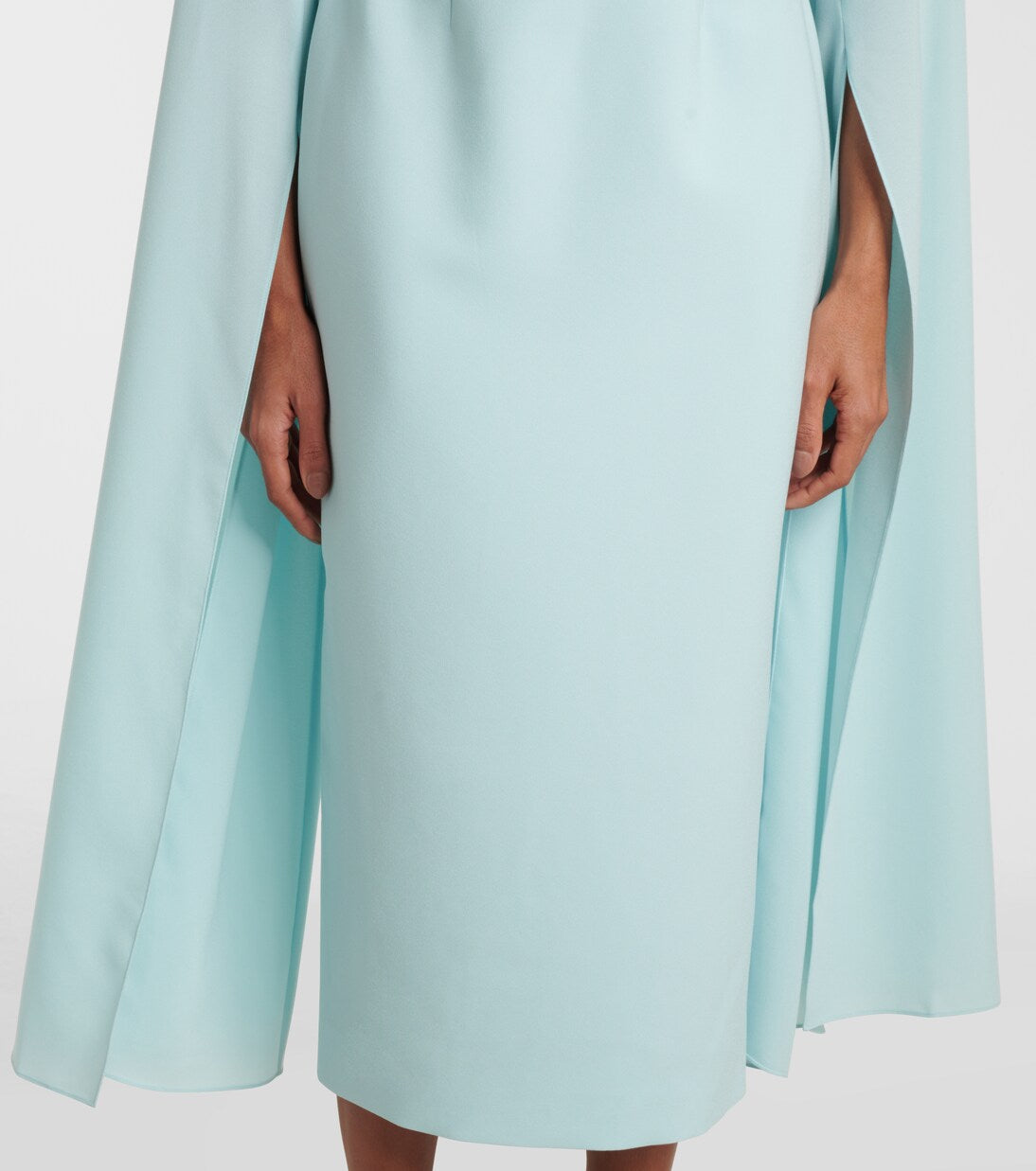 Roksanda - Nour draped crêpe midi dress