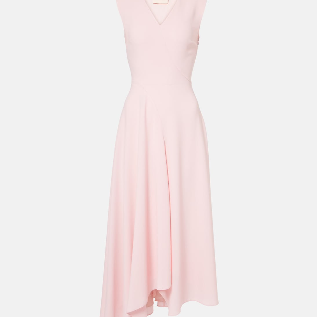 Roksanda - Miral asymmetric satin midi dress