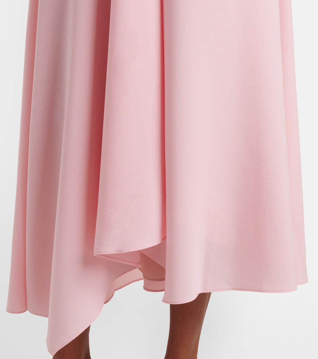 Roksanda - Miral asymmetric satin midi dress