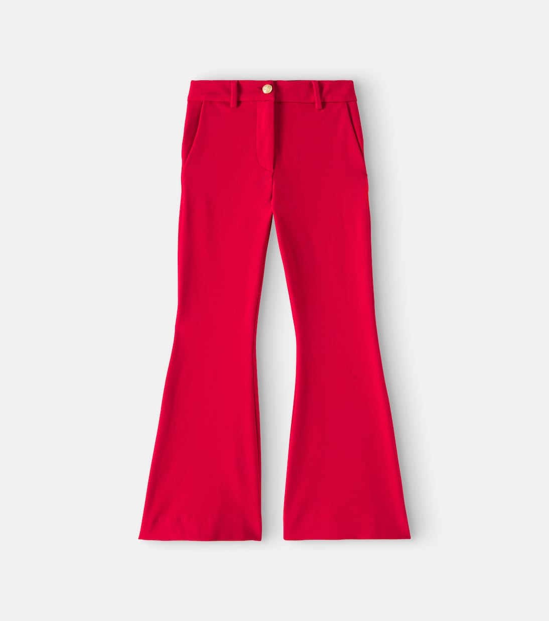 Balmain Kids - High-rise flared pants