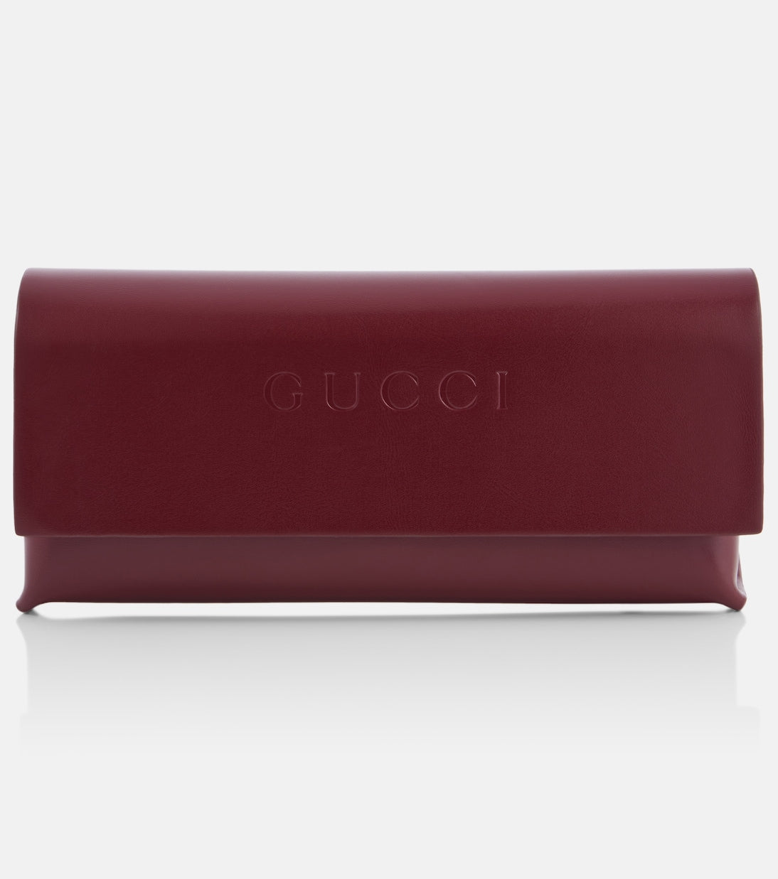 Gucci - Logo embellished oval sunglasses