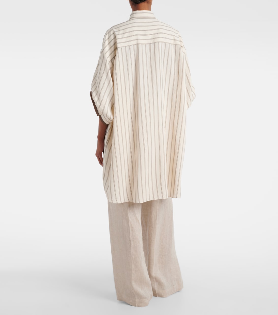 Brunello Cucinelli - Silk-blend shirt
