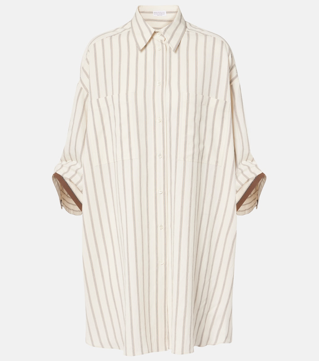 Brunello Cucinelli - Silk-blend shirt