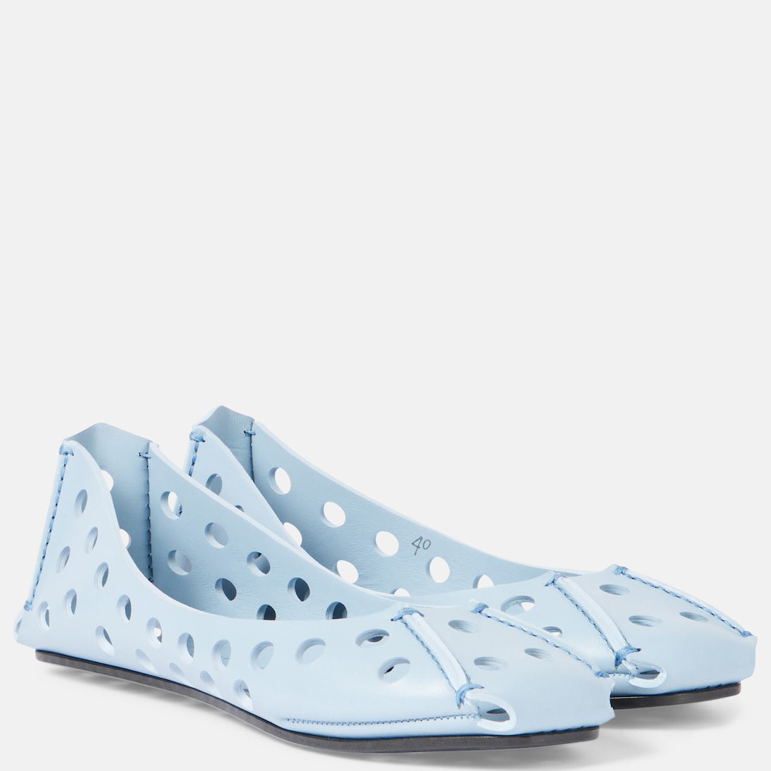Alaïa - Perfo leather ballet flats